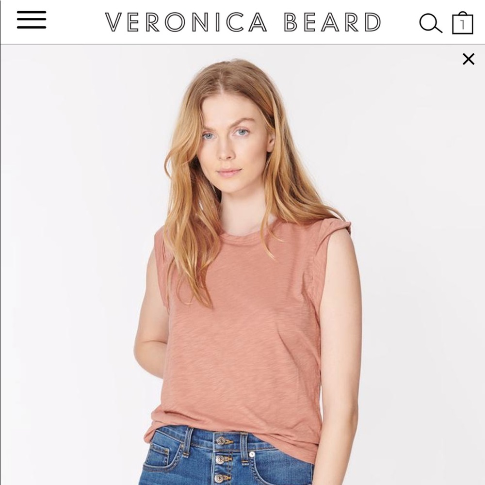 Brand new Veronica Beard Drew Muscle Tee